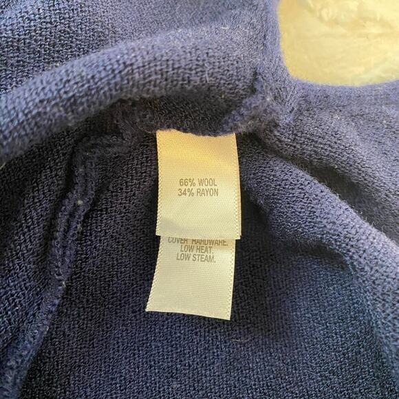 St. John Sport Boatneck Wool Blend Dress Size Medium Old Money Classic Coastal - Picture 6 of 6